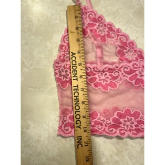 Native Intimates Lace Bralette  Babydoll Coquette Romantic Fairy Sz M - Picture 7 of 9